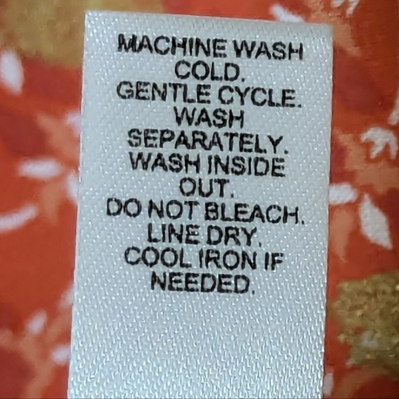 New Cato Paris Spring Tiger Lily Ruffled Blouse With Flared Sleeves - Picture 9 of 15